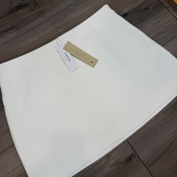 Ever New Dresses & Skirts - EVER NEW White Mini Skirt with Clean A-Line/ BRAND NEW
